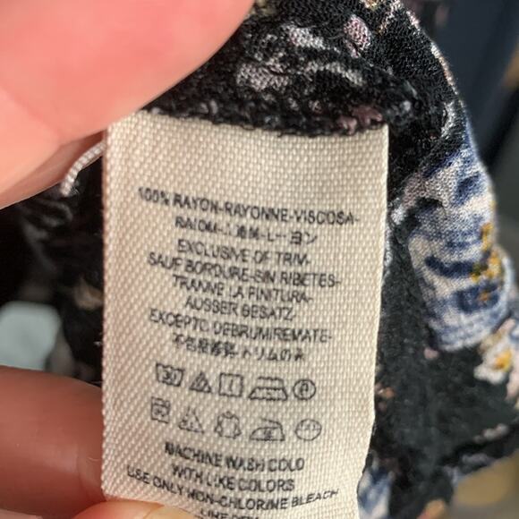 Free People Snap Out Of It Sleeveless Tree Swing Top Black Size S - Picture 6 of 7